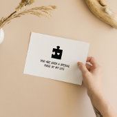 Puzzle-Piece-Karte Karte