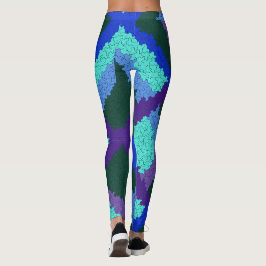 Puzzle Piece Pattern Leggings (Rückseite)