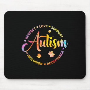 Puzzle Piece Playing Tennis Autismus Sensibilisier Mousepad