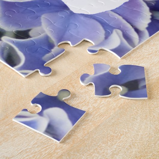 Puzzle Piece Puzzle: Blue Hydrangea, eigenes Foto  (Seite)