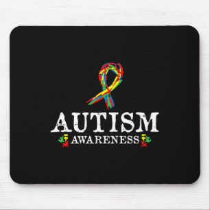 Puzzle Piece Ribbon Autismus Aufklärung Geschenke Mousepad