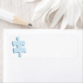 Puzzle Piece Rücksendeadressen-Aufkleber (Insitu)