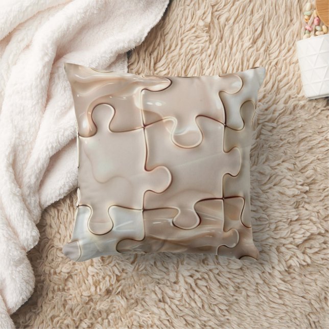 Puzzle Piece Throw Kissen (Decke)