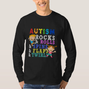 Puzzle Pieces Autismus Rocks Autismus Kind T-Shirt