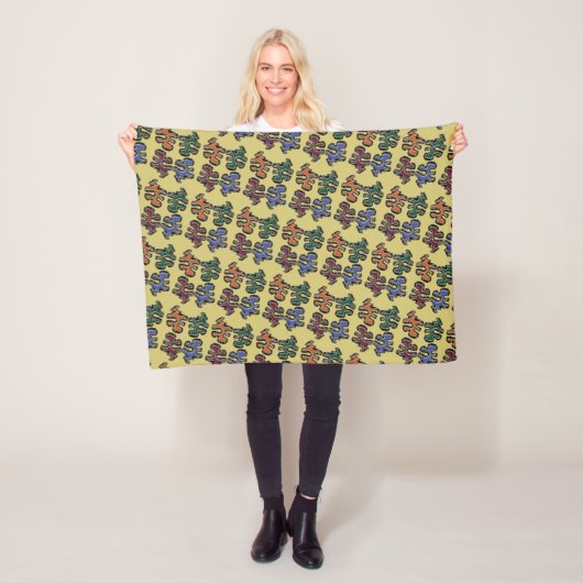 Puzzle Pieces Fleece Blanket (Beispiel)