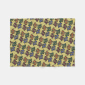Puzzle Pieces Fleece Blanket (Vorderseite (Horizontal))