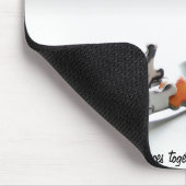 Puzzle Pieces Fork Heath Concept Template Mousepad (Ecke)