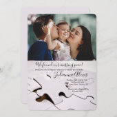 Puzzle Pieces Foto Einladung (Vorne/Hinten)