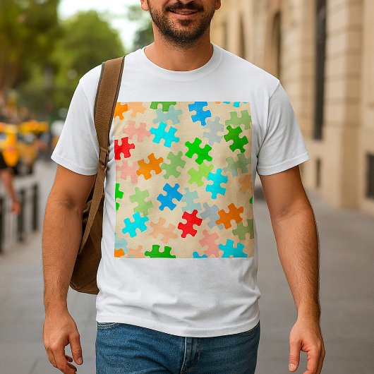 Puzzle Pieces Mens T - Shirt