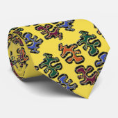 Puzzle Pieces Necktie Krawatte (Gerollt)