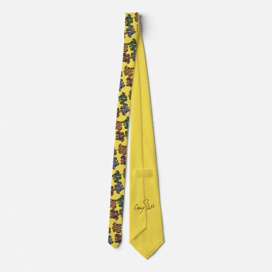 Puzzle Pieces Necktie Krawatte (Rückseite)