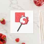 Puzzle Pieces Paper Napkins Serviette (Beispiel)