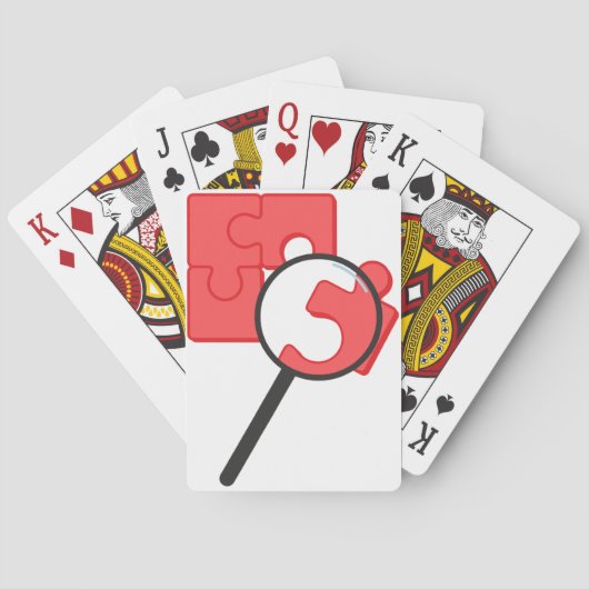 Puzzle Pieces Playing Cards Spielkarten (Rückseite)
