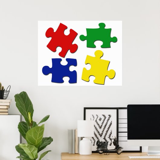 Puzzle Pieces Poster (Heimbüro)