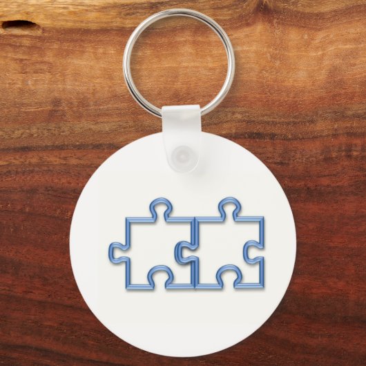 Puzzle Pieces Schlüsselanhänger (Vorderseite)