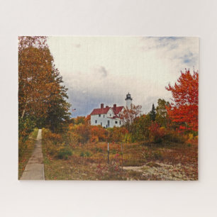 PUZZLE/ POINT IROQUOIS LIGHTHOUSE MICHIGAN U.P. PUZZLE