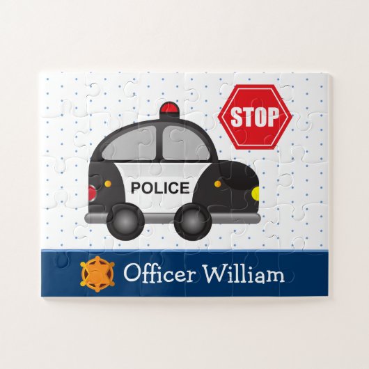 Puzzle, Polizeibeamter des jungen Jungen Puzzle (Horizontal)