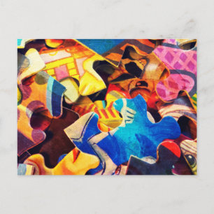 Puzzle Postkarte