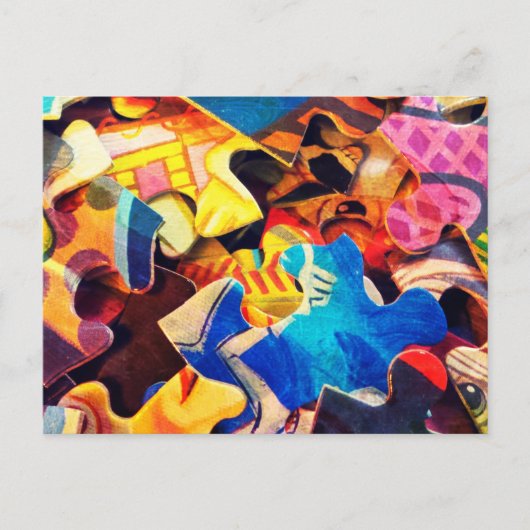 Puzzle Postkarte (Vorderseite)