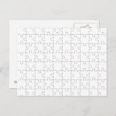 Puzzle Postkarte (Vorne/Hinten)