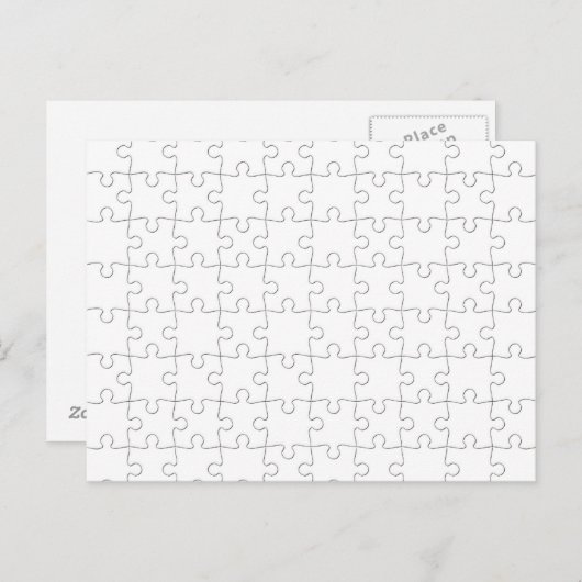 Puzzle Postkarte (Vorne/Hinten)