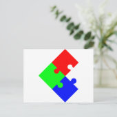 Puzzle Postkarte (Stehend Vorderseite)