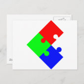Puzzle Postkarte (Vorne/Hinten)