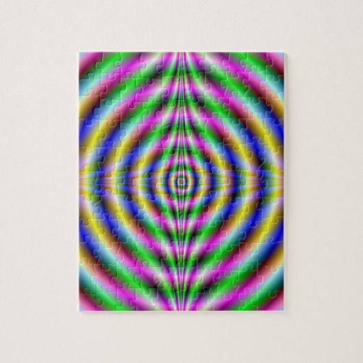 Puzzle Psychedelic Neon Eye (Vertikal)