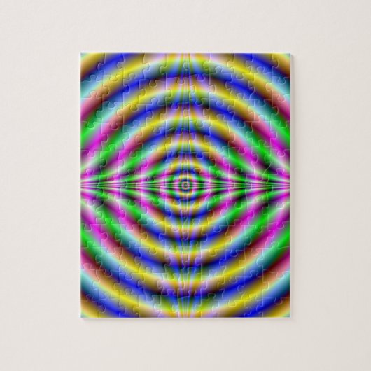 Puzzle Psychedelic Neon Eye (Vertikal)