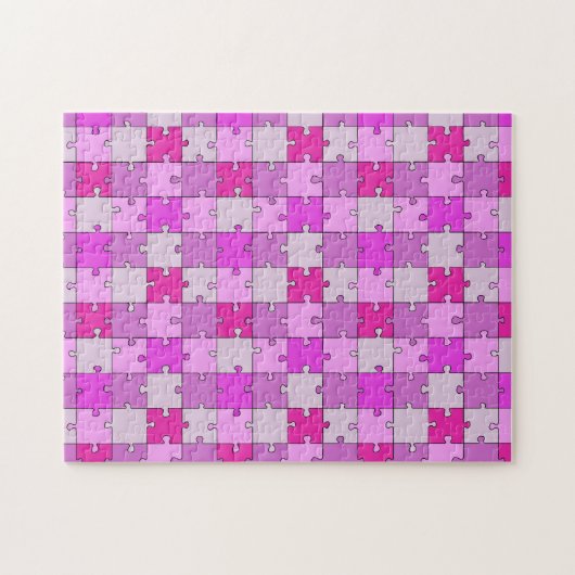 Puzzle-Puzzle-Herausforderung Pink Puzzle (Horizontal)