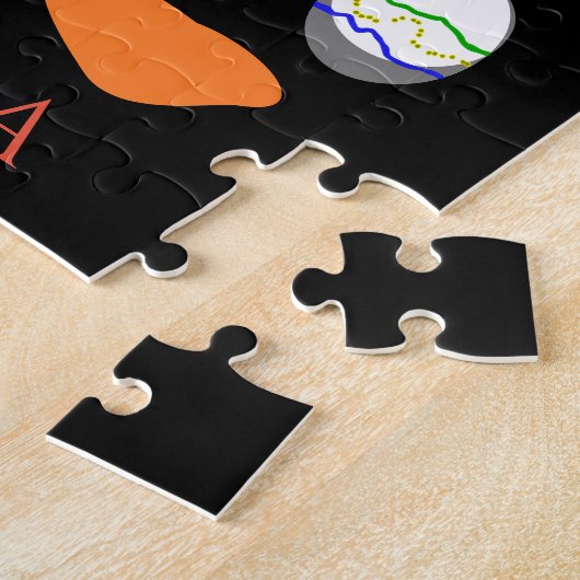 Puzzle"Quack mit Ente & Ei. Name des Kindes. Puzzle (Seite)