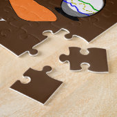 Puzzle"Quack mit Ente & Ei. Name des Kindes. Puzzle (Seite)