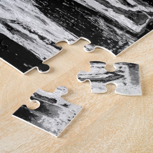 Puzzle – Red Pulse Abstract Design (Seite)