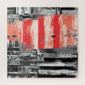 Puzzle – Red Pulse Abstract Design (Vertikal)