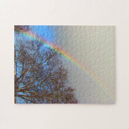 Puzzle - Regenbogen im Himmel (Horizontal)