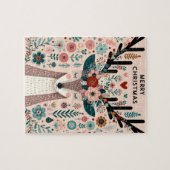 Puzzle “Renne de Noël“ (Horizontal)