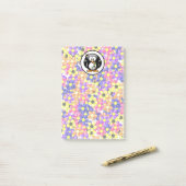 Puzzle Ribbon Penguin Post-it Klebezettel (Auf Schreibtisch)