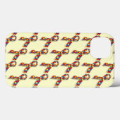 Puzzle Ribbons Case-Mate iPhone Hülle (Rückseite (Horizontal))