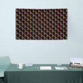 Puzzle Ribbons gepolstertes Muster Banner (Messeveranstaltung)