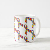 Puzzle Ribbons Kaffeetasse (VorderseiteRechts)