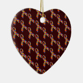 Puzzle Ribbons Keramik Ornament (Rechts)