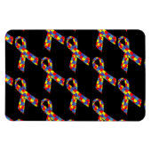 Puzzle Ribbons Magnet (Horizontal)