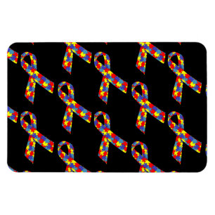 Puzzle Ribbons Magnet