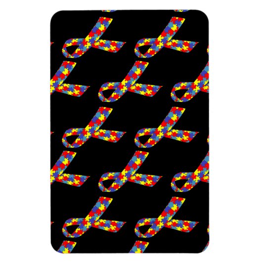 Puzzle Ribbons Magnet (Vertikal)