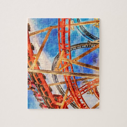 Puzzle "Roller Untersetzer" (Vertikal)