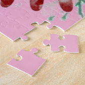 Puzzle Rosa Floral Monogramm (Seite)