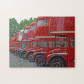 Puzzle Rote Busse in London (Horizontal)