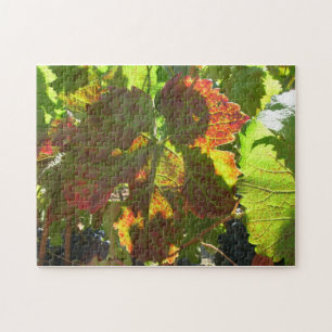 Puzzle - Roter Weinleder