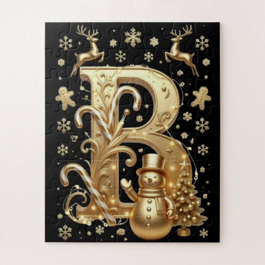 Puzzle Royal Gold B - Luxury Holiday Art (Vertikal)
