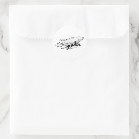 Puzzle Runder Aufkleber (Tasche)